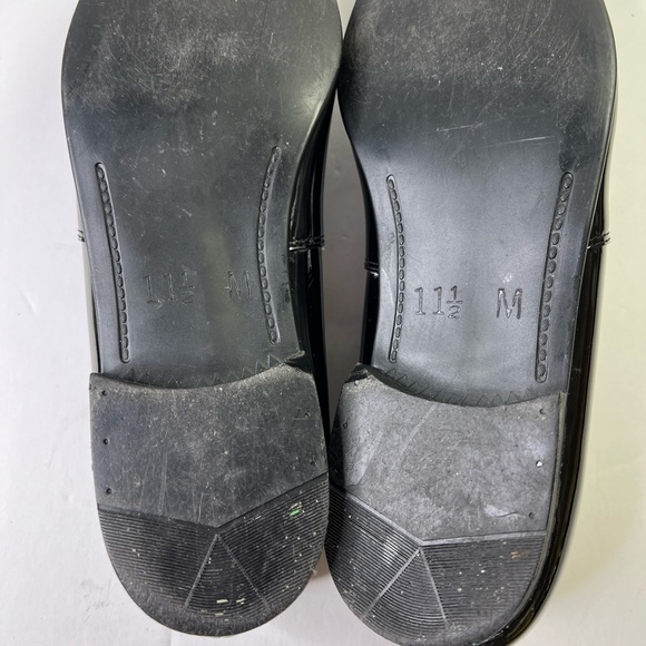 Barclay Men 11.5 M Black Patent Faux Leather Kilte Tassel Formal Shoes Prom - Picture 2 of 6